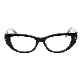Swarovski SK5476 Eyeglasses Shiny Black / Clear Lens-AmbrogioShoes