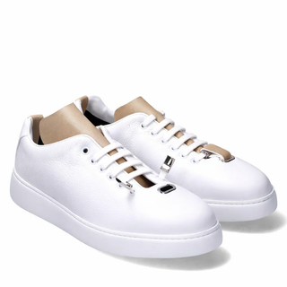 T-Kit Fabric / Leather - Crud Whey-AmbrogioShoes