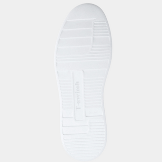 T-Switch Leather Sneakers - White-AmbrogioShoes