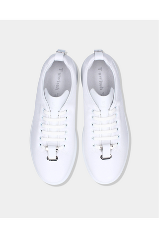 T-Switch Leather Sneakers - White