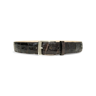 Tuzzi Uomo Men's Italian Genuine Exotic Crocodile Men's Luxury Belt (TZ1001)