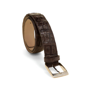 Tuzzi Uomo Men's Italian Genuine Exotic Crocodile Men's Luxury Belt (TZ1001)