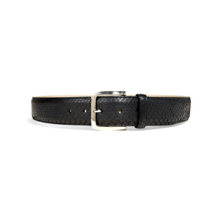 Tuzzi Uomo Men's Italian Genuine Python Men's Luxury Belt (TZ1003)