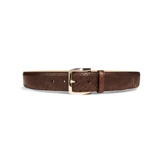 Tuzzi Uomo Men's Italian Genuine Python Men's Luxury Belt (TZ1003)