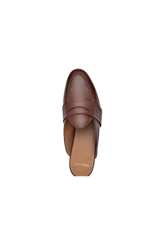 Tangerine 9 Nappa Mule-Dellamoda