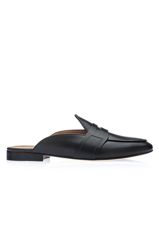 Tangerine 9 Nappa Mule-Dellamoda