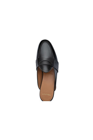 Tangerine 9 Nappa Mule-Dellamoda