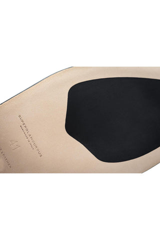 Tangerine 9 Nappa Mule-Dellamoda