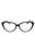 8055 - Black On Tiffany Blue/clear demo lens
