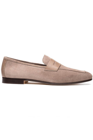 Tippa Suede Loafer - Taupe-Dellamoda