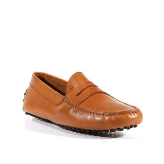 Tods Shoes for Men Gommini Driving Leather Loafers Cogniac (TDM21)-AmbrogioShoes