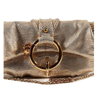 Tods Handbag Python Print Leather Evening Bag Pink (TD1741)-AmbrogioShoes