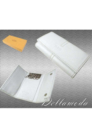 Tods Leather Keychain White (JP127)