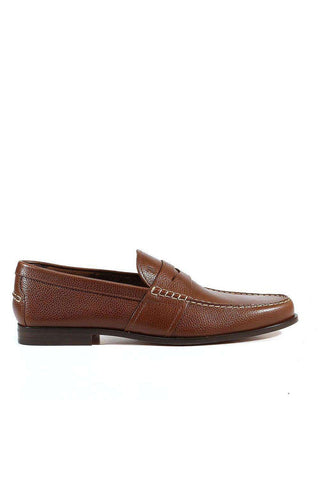 Tods Moassiomo Wilson Pebbeled Leather Dark Brown (TDM13)