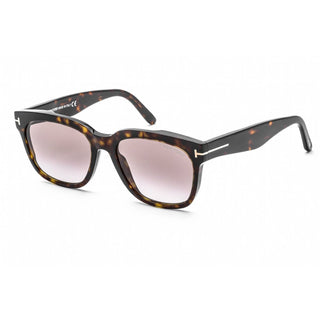 Tom Ford FT0714 Sunglasses Shiny Dark Havana / Brown Gradient Unisex-AmbrogioShoes