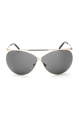 Tom Ford FT0761 Sunglasses Shiny Rose Gold / Smoke Women's