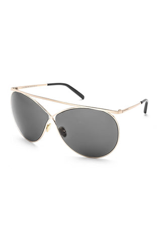 Tom Ford FT0761 Sunglasses Shiny Rose Gold / Smoke Women's