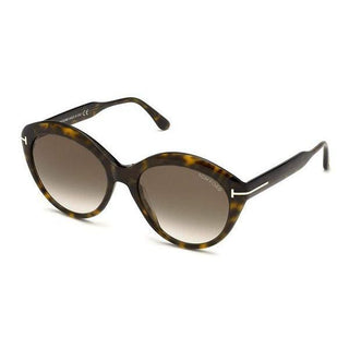 Tom Ford FT0763-F Sunglasses Dark Havana / Gradient Roviex Unisex-AmbrogioShoes
