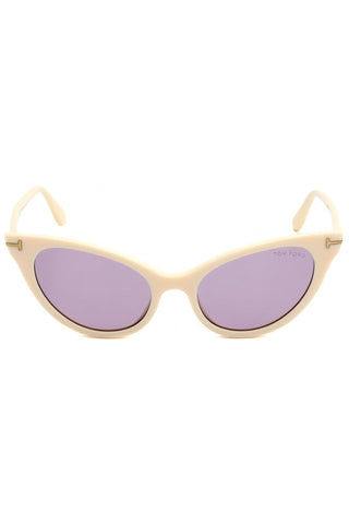 Tom Ford FT0820 Sunglasses Ivory / Violet