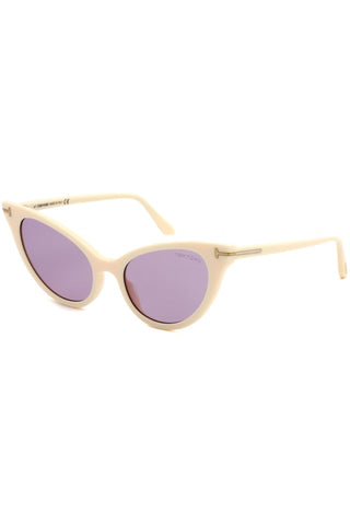 Tom Ford FT0820 Sunglasses Ivory / Violet