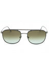 12Q - shiny dark ruthenium / green mirror