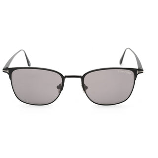 Tom Ford FT0851 Sunglasses Matte Black / Smoke Mirror Unisex-AmbrogioShoes