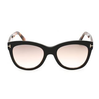 Tom Ford FT0870 Sunglasses black/other / gradient brown Unisex Unisex Unisex-AmbrogioShoes