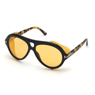 Tom Ford FT0882 Sunglasses Shiny Black / Brown-AmbrogioShoes