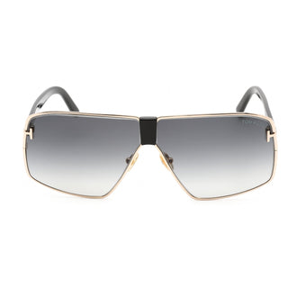 Tom Ford FT0911 Sunglasses shiny rose gold / gradient smoke-AmbrogioShoes