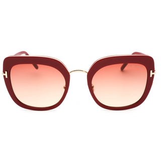 Tom Ford FT0945 Sunglasses shiny red / gradient bordeaux Unisex Unisex-AmbrogioShoes