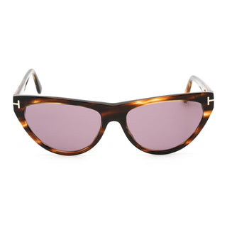 Tom Ford FT0990 Sunglasses coloured havana / violet Women's-AmbrogioShoes