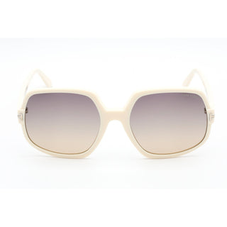 Tom Ford FT0992 Sunglasses Ivory / Gradient or Mirror Violet-AmbrogioShoes