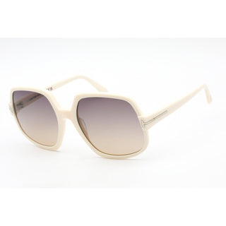 Tom Ford FT0992 Sunglasses Ivory / Gradient or Mirror Violet-AmbrogioShoes