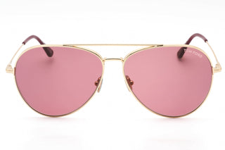 Tom Ford FT0996 Sunglasses gold / violet Unisex-AmbrogioShoes
