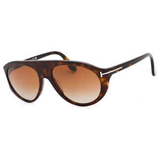 Tom Ford FT1001 Sunglasses Dark Havana / gradient brown-AmbrogioShoes