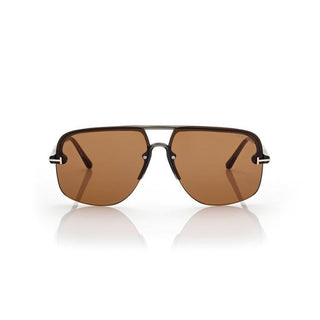 Tom Ford FT1003 Hugo Sunglasses Grey / Pink Unisex-AmbrogioShoes