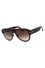 48T - shiny dark brown / gradient bordeaux