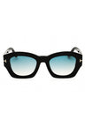 01P - shiny black  / gradient green