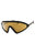 01G - shiny black  / brown mirror