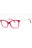 081 - Shiny Transparent Violet Front, Shiny Rose Gold Te