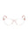 072 - Shiny Transparent Peach / clear/blue-light block l