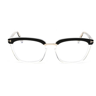 Tom Ford FT5550-B Eyeglasses Shiny Black / Clear Lens-AmbrogioShoes