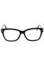 001 - shiny black/clear/blue-light block lens
