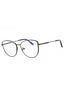 001 - shiny black/Clear/Blue-light block lens