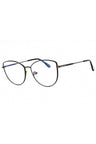 001 - shiny black/Clear/Blue-light block lens
