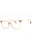 045 - shiny light brown/clear/blue-light block lens