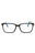 001 - shiny black/clear/blue-light block lens