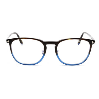 Tom Ford FT5700-B Eyeglasses Colored Havana / Clear Lens Unisex Unisex-AmbrogioShoes