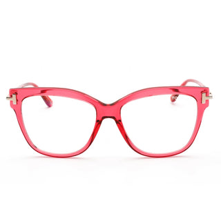 Tom Ford FT5704-B Eyeglasses shiny red/Clear/Blue-light block lens-AmbrogioShoes