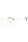 028 - shiny rose gold/clear/blue-light block lens
